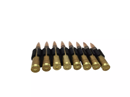4, 6, 8 or 10 Tactical .7.62 mm or .308 WIN AMMO HOLDER Vest / Belt Clip Rounds