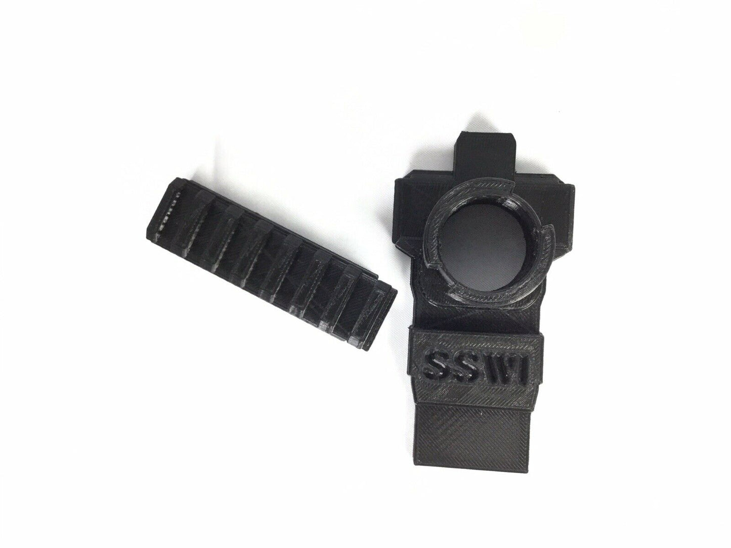 Rival Kronos Extended Muzzle Brake Plate Adapter & Picatinny Rail Nerf Upgrade