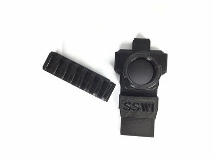 Rival Kronos Extended Muzzle Brake Plate Adapter & Picatinny Rail Nerf Upgrade