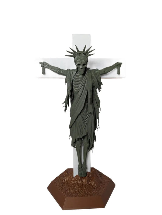 SSWI "The Fall of Freedom" Lady Liberty Display Statue 11.5" Political Art