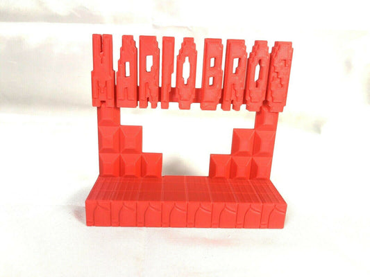 Mario Brothers Gamer Display Sign Stand POP Wobblers Collectibles Mario Bros