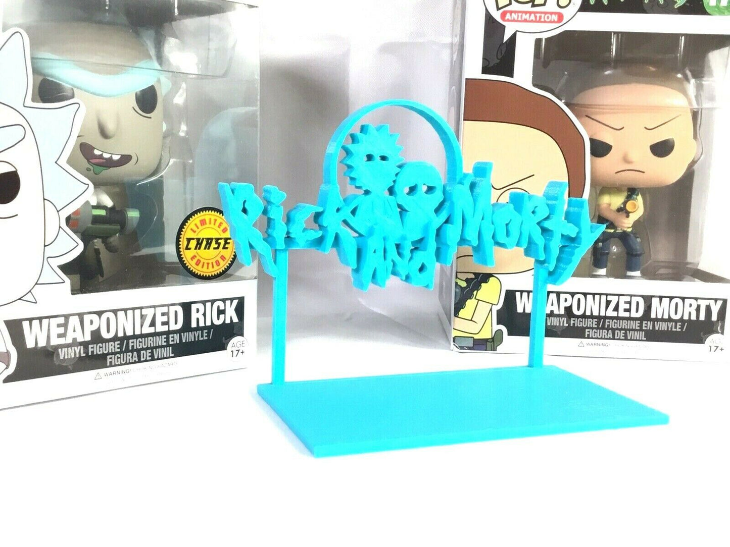 Rick and Morty (Fan Art) Display Sign POP Dorbz Wobblers Collectibles