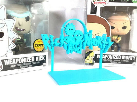 Rick and Morty (Fan Art) Display Sign POP Dorbz Wobblers Collectibles