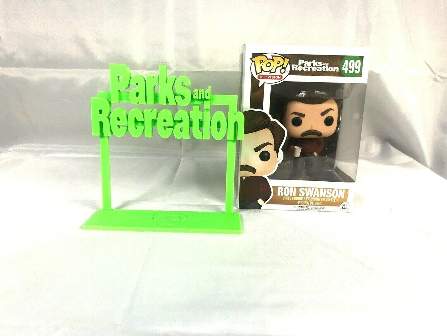 Parks and Recreation Display Sign Stand POP Dorbz Wobblers Collectibles TV Show