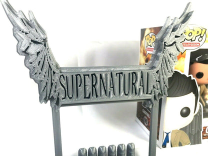 Super Natural Display Sign Stand POP Dorbz Wobblers Collectibles TV Show Fan Art