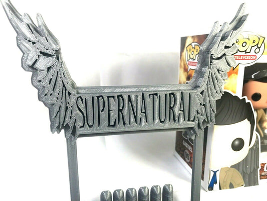 Super Natural Display Sign Stand POP Dorbz Wobblers Collectibles TV Show Fan Art