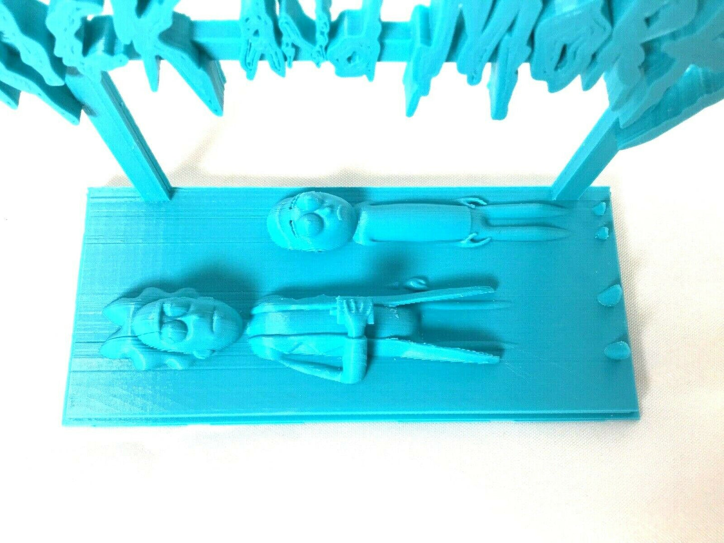 Rick and Morty Carbonite (Fan Art) Display Sign POP Dorbz Wobblers Collectibles