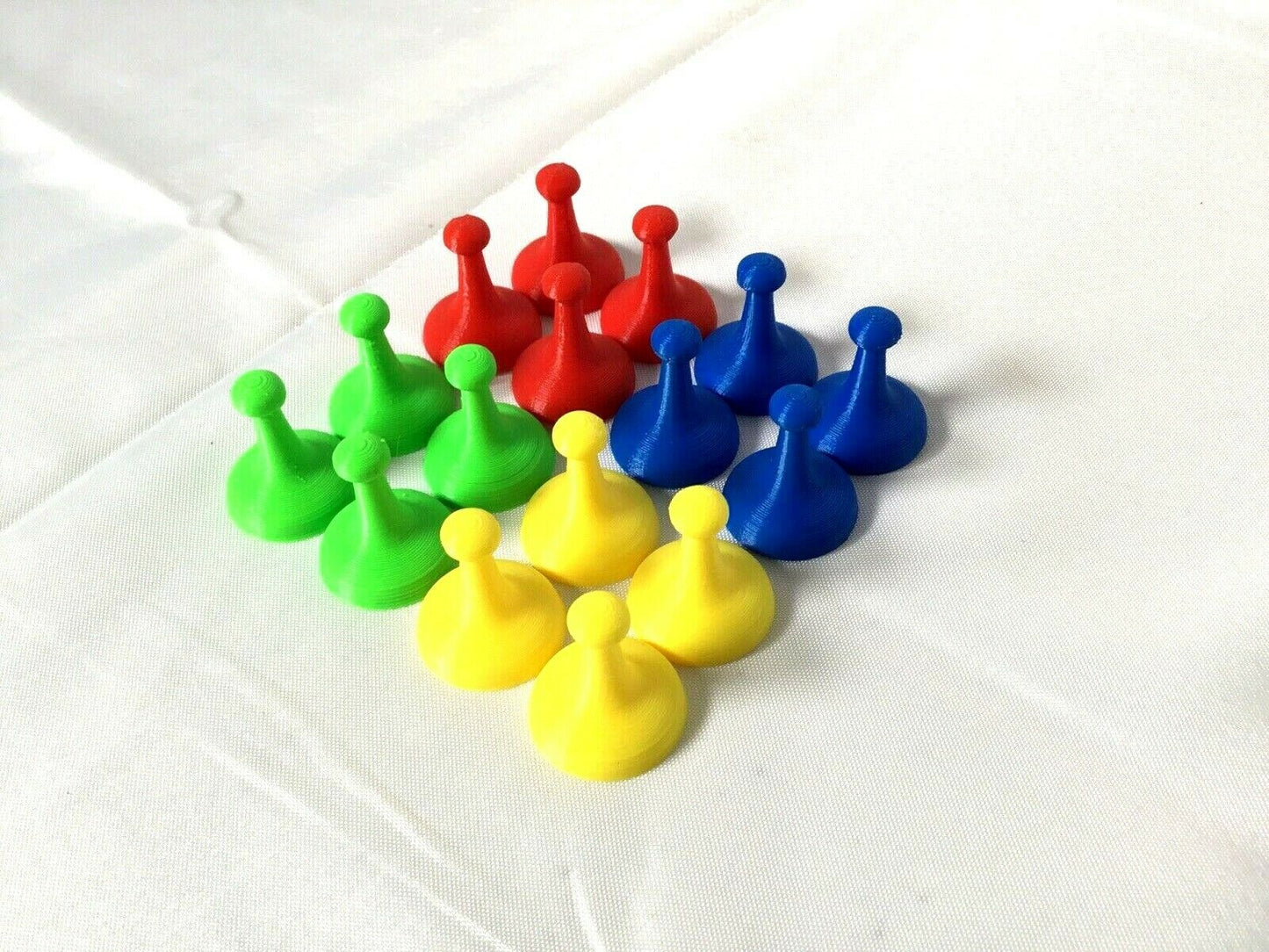 Sorry Board Game Replacement Pieces Parts Pawns Movers 16 Red Green Blue Yellow