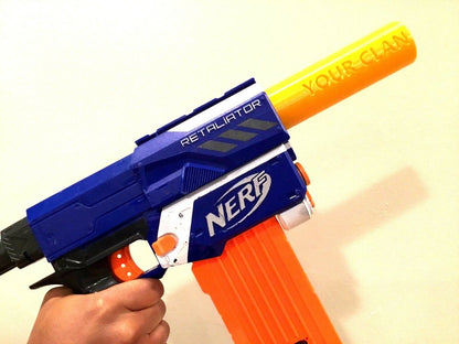 Custom Engraved ANY COLOR Twist on Barrel NERF RapidStrike Stryfe Modulus & more