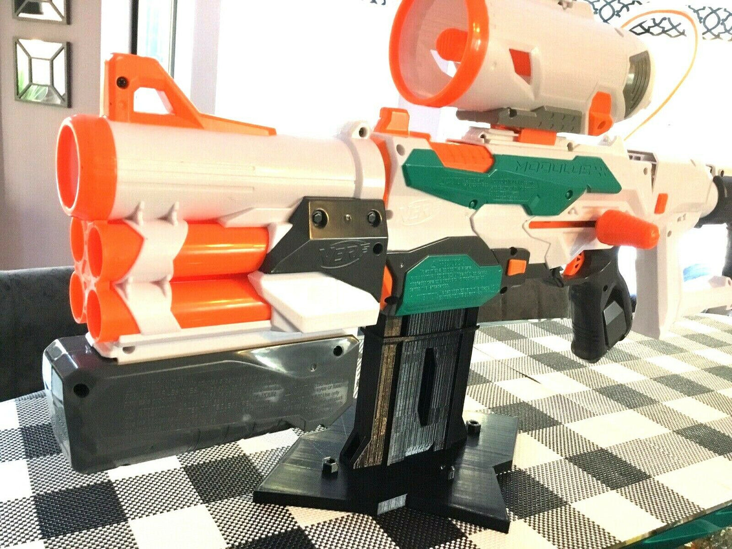SSWI Nerf (STAND UP) Display MOD Stand For NERF Blaster Gun Mag Stand Any Color