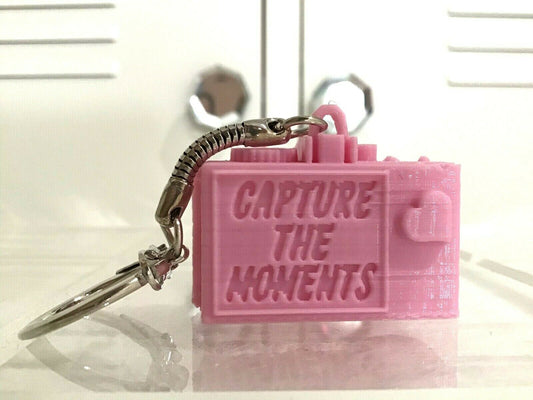 Motivational Capture The Moments Camera Key Chain Inspiration in your Hands!