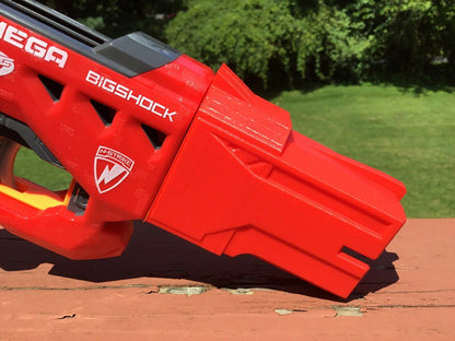 SSWI Nerf Mega Bigshock (JUDGE) Tactical Barrel - Custom Mod (Barrel Only)