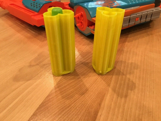2 SSWI Nerf Compatible Single Shot HIGH POWERED Zombie Strike SLUGS Sledge Fire