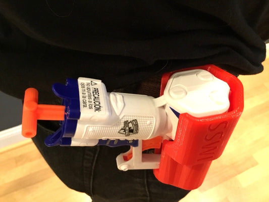SSWI Custom Nerf N-Strike Elite Triad EX-3 Blaster Holster Belt Loop (Any COLOR)