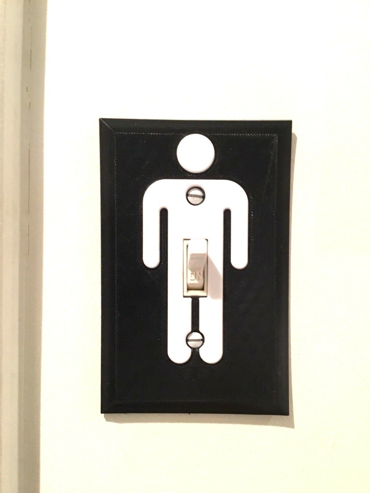 Manhood Naughty Gag Gift Light Switch Cover Plate Novelty Nude Naked Man Funny