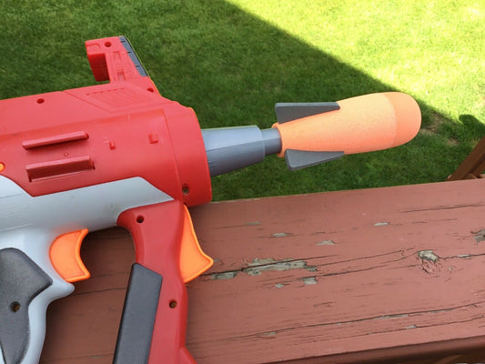 SSWI NERF Compatible N-Strike TITAN to Demolisher Missile High Powered Adapter