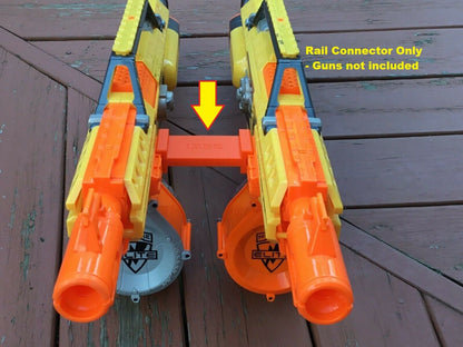 Nerf Compatible SSWI GRANDE Tactical Rail Connector Joiner 2 Guns Side by Side