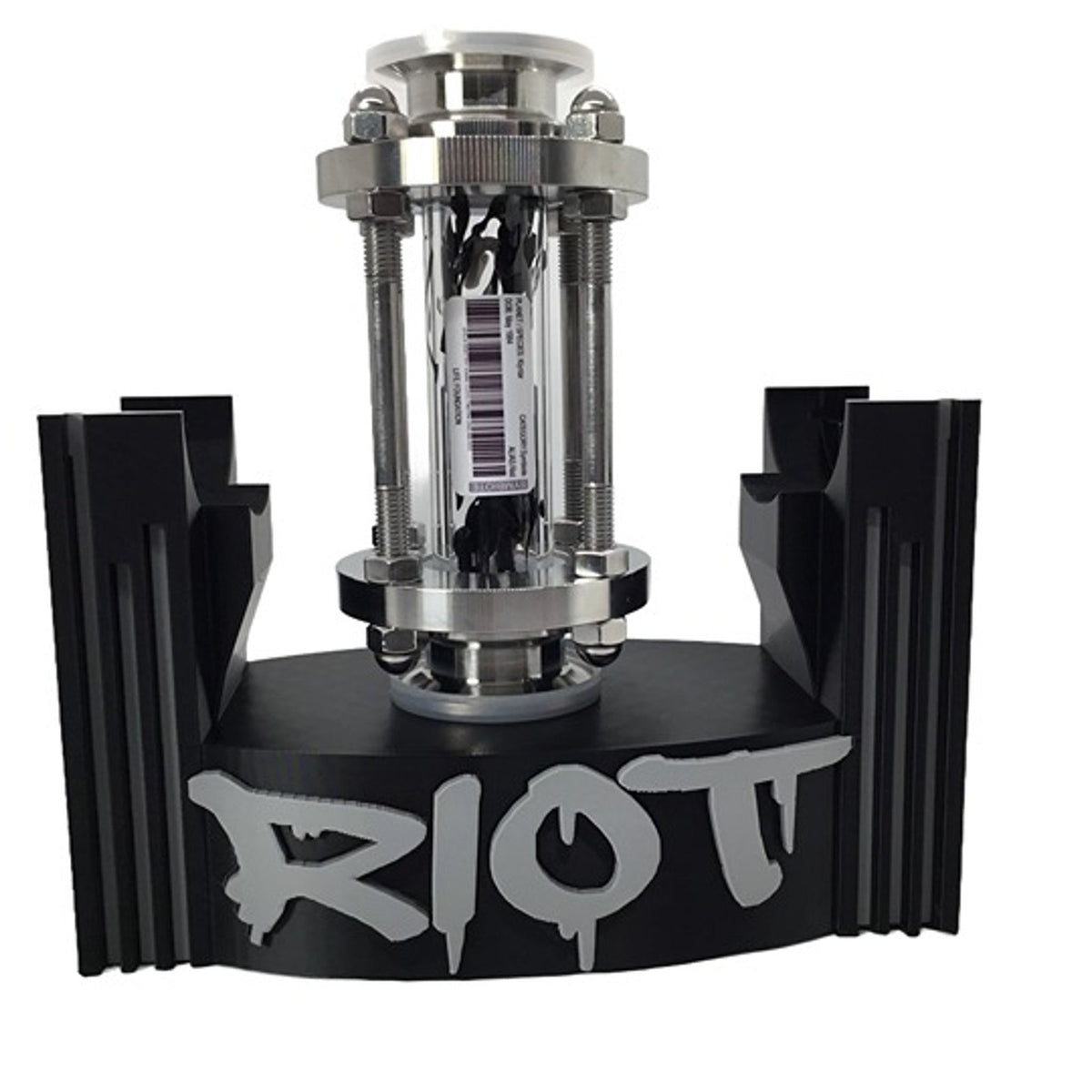 RIOT Symbiote Specimen Containment Vial w/ Custom 3D Display Stand Cosplay Prop