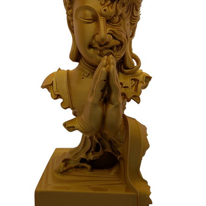 The Quiet Divide 12" Display Bust Modern Art Sculpture Unique Decor