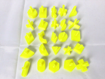 Complete Set of 25 The Game of PERFECTION Replacement Parts SHAPES Pieces