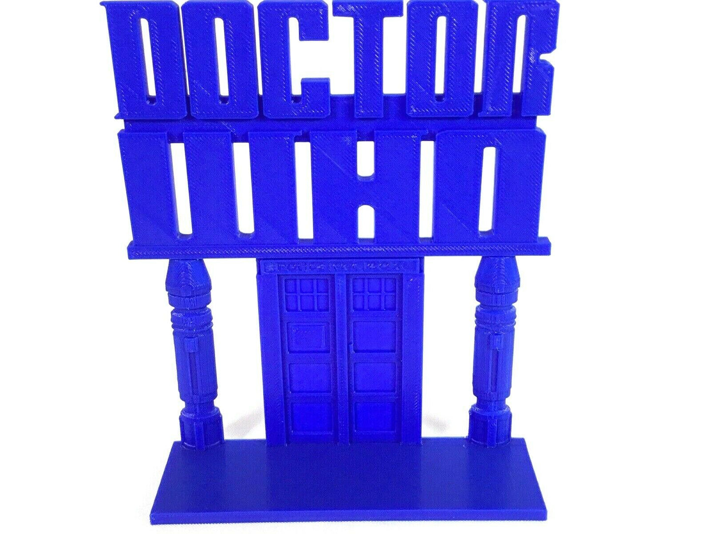 Doctor Who Tardis FAN ART Display Sign POP Dorbz Wobblers Collectibles Dr Who