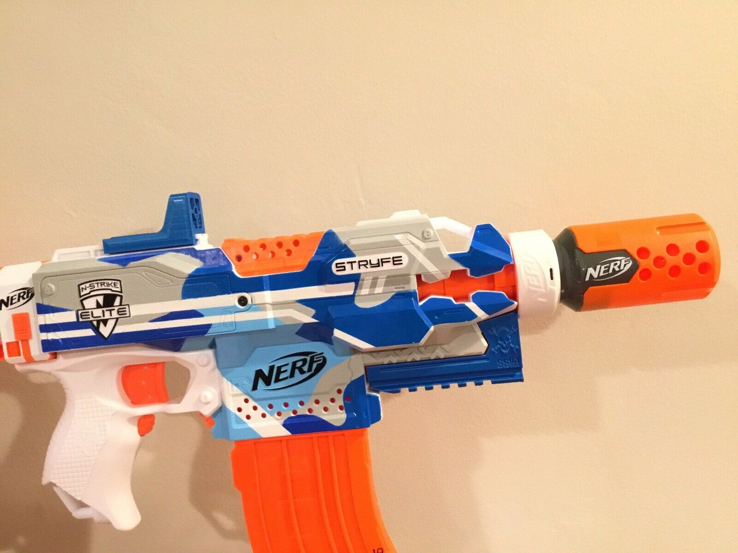 SSWI (Any Color) NERF Compatible Stryfe Lower Picatinny Rail Mod to Nerf Gun