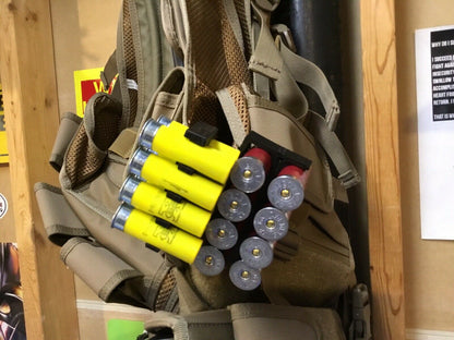8 Shell Tactical Shotgun 20 Gauge Shell Ammo Holder with Vest / Belt Clip 20 Ga.