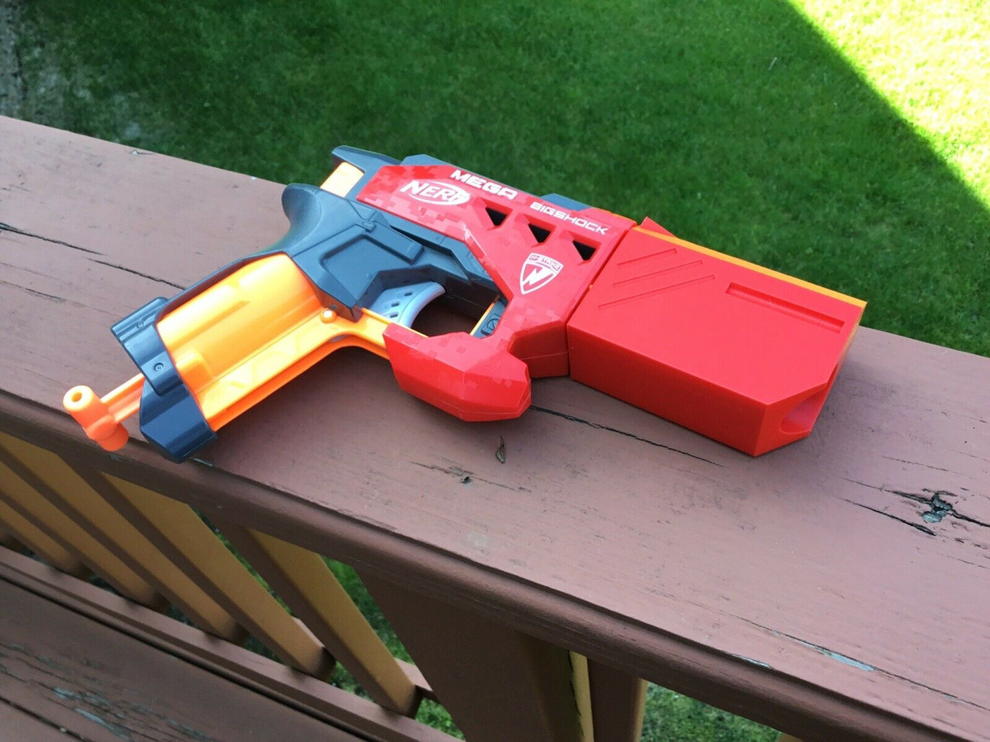 SSWI Nerf Mega Bigshock (No Regrets) Tactical Barrel - Custom Mod (Barrel Only)