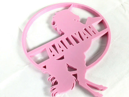 Custom (Add Your Name) Unicorn Door / Wall Sign Display Decoration Decor