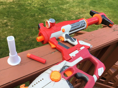 SSWI NERF Compatible N-Strike TITAN AS-V1 to MEGA Dart High Powered Adapter