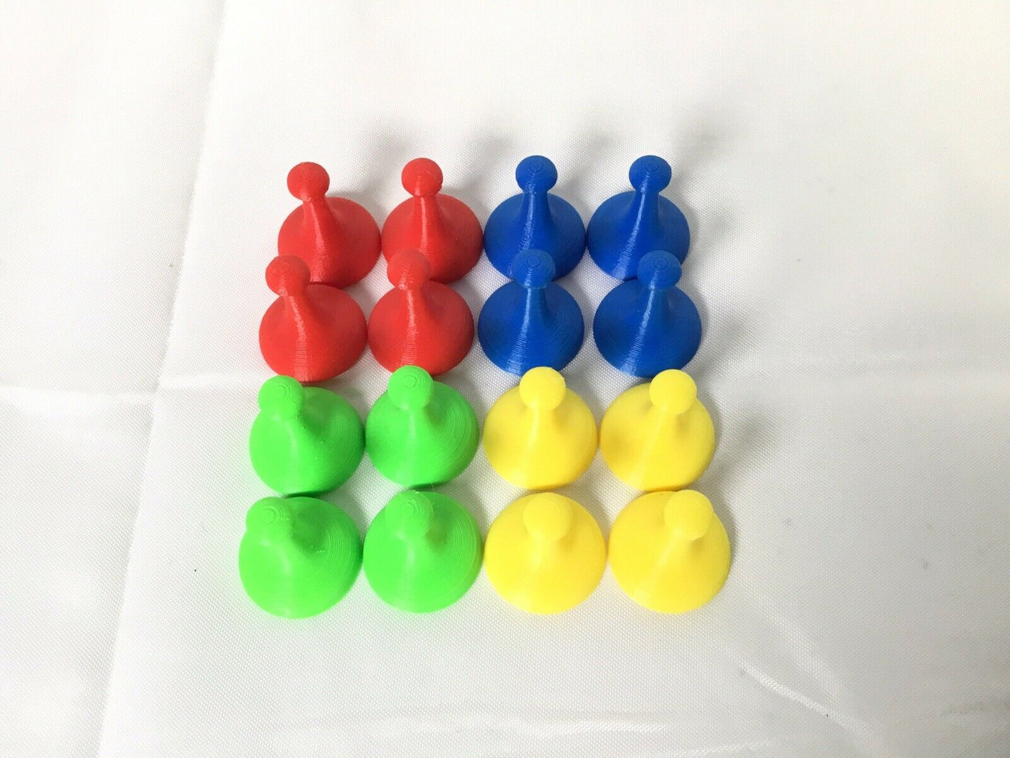 Sorry Board Game Replacement Pieces Parts Pawns Movers 16 Red Green Blue Yellow
