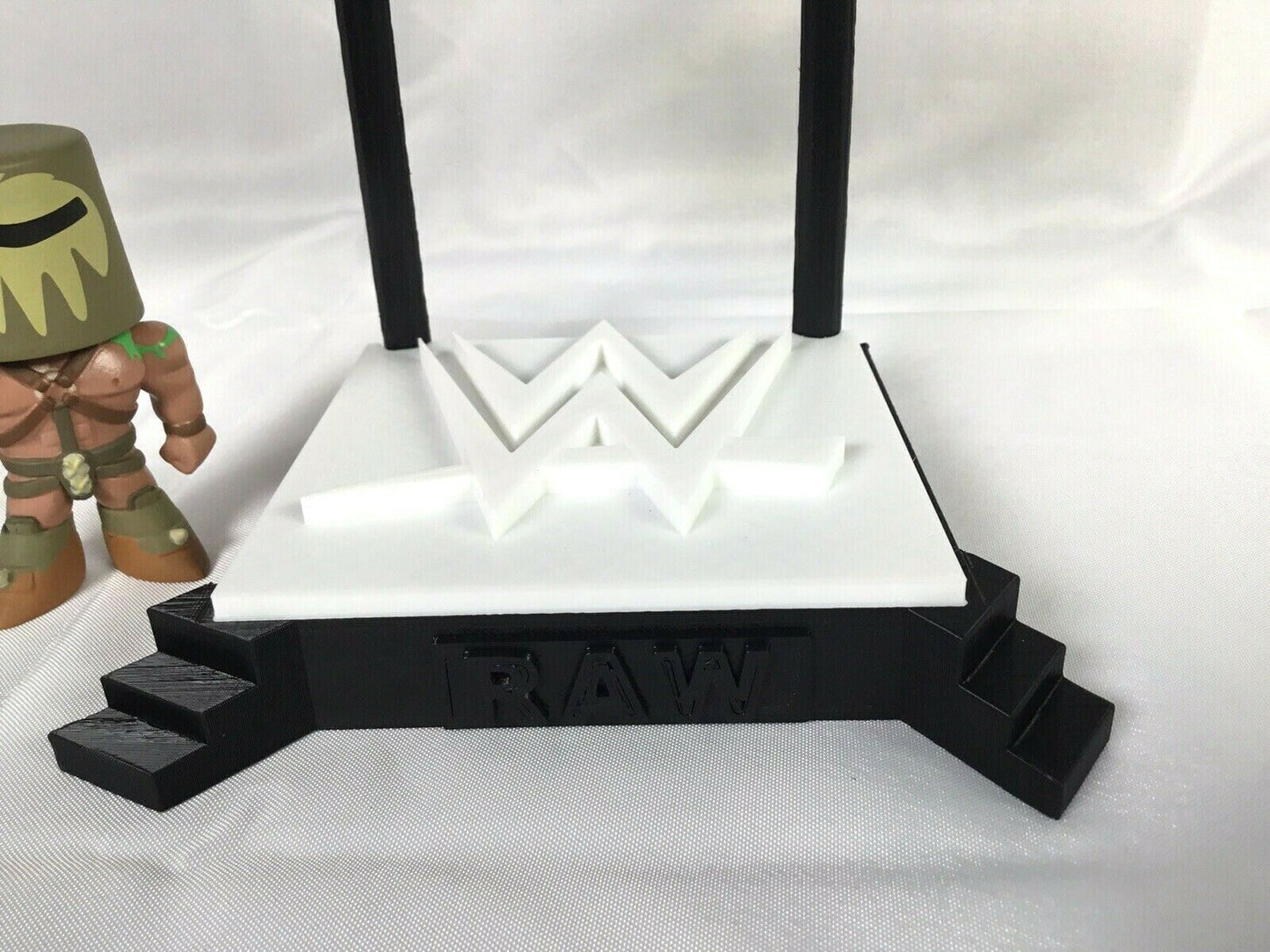 WWE Wrestle Mania Stage FAN ART Display Sign POP Dorbz Wobblers Collectibles 
