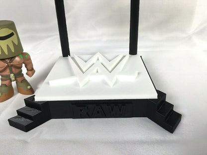 WWE Wrestle Mania Stage FAN ART Display Sign POP Dorbz Wobblers Collectibles 