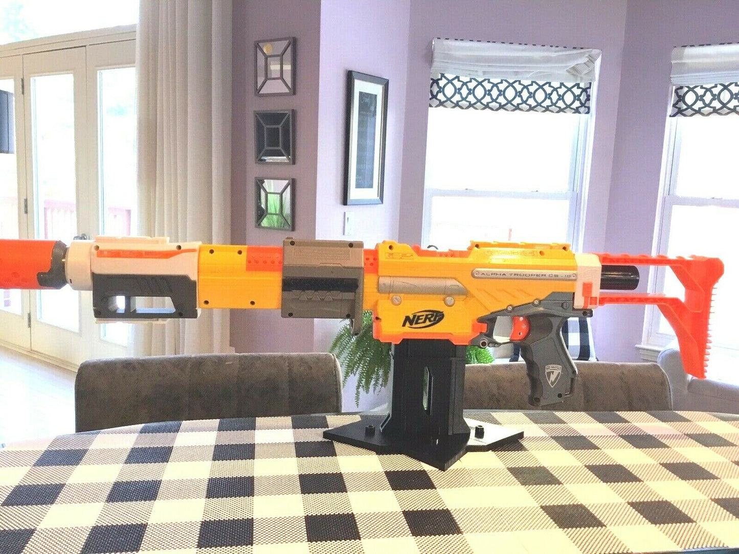 SSWI Nerf (STAND UP) Display MOD Stand For NERF Blaster Gun Mag Stand Any Color
