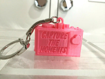 Motivational Capture The Moments Camera Key Chain Inspiration in your Hands!