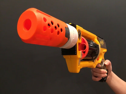 Nerf Maverick Compatible Barrel Muzzle Adapter Attachment ONLY - Easy SSWI MOD
