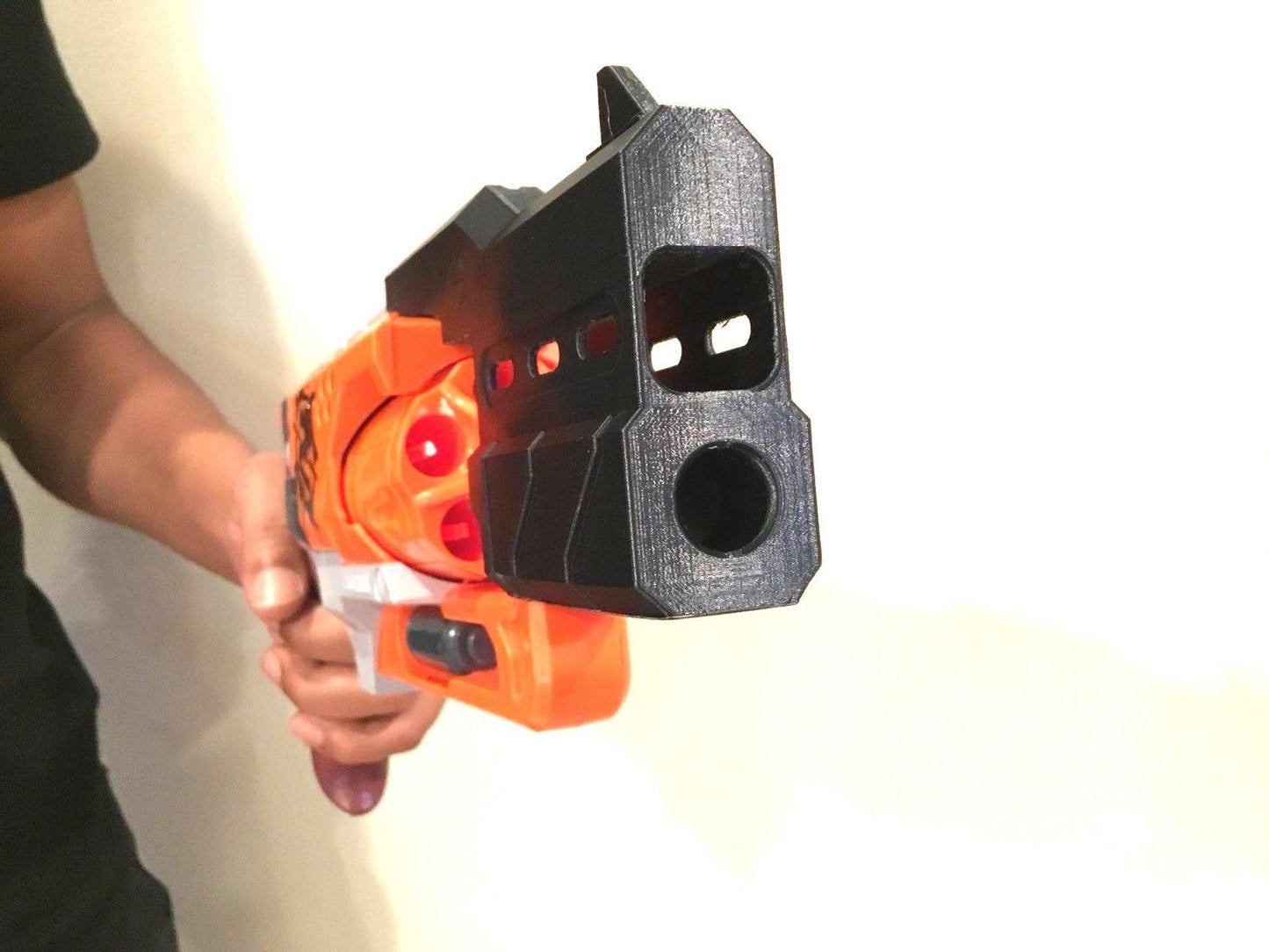 SSWI Custom Tactical Barrel Mod For Nerf HammerShot Slides Right On Hammer Shot