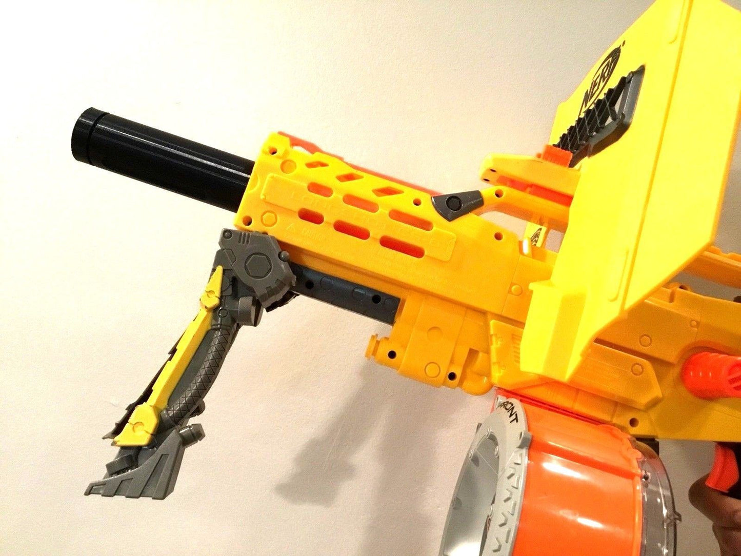 Tactical Silencer Barrel Twist On Extension Attachment Nerf Stryfe Modulus More