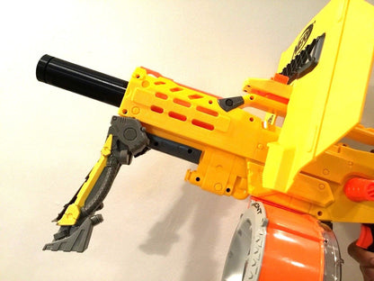 Tactical Silencer Barrel Twist On Extension Attachment Nerf Stryfe Modulus More