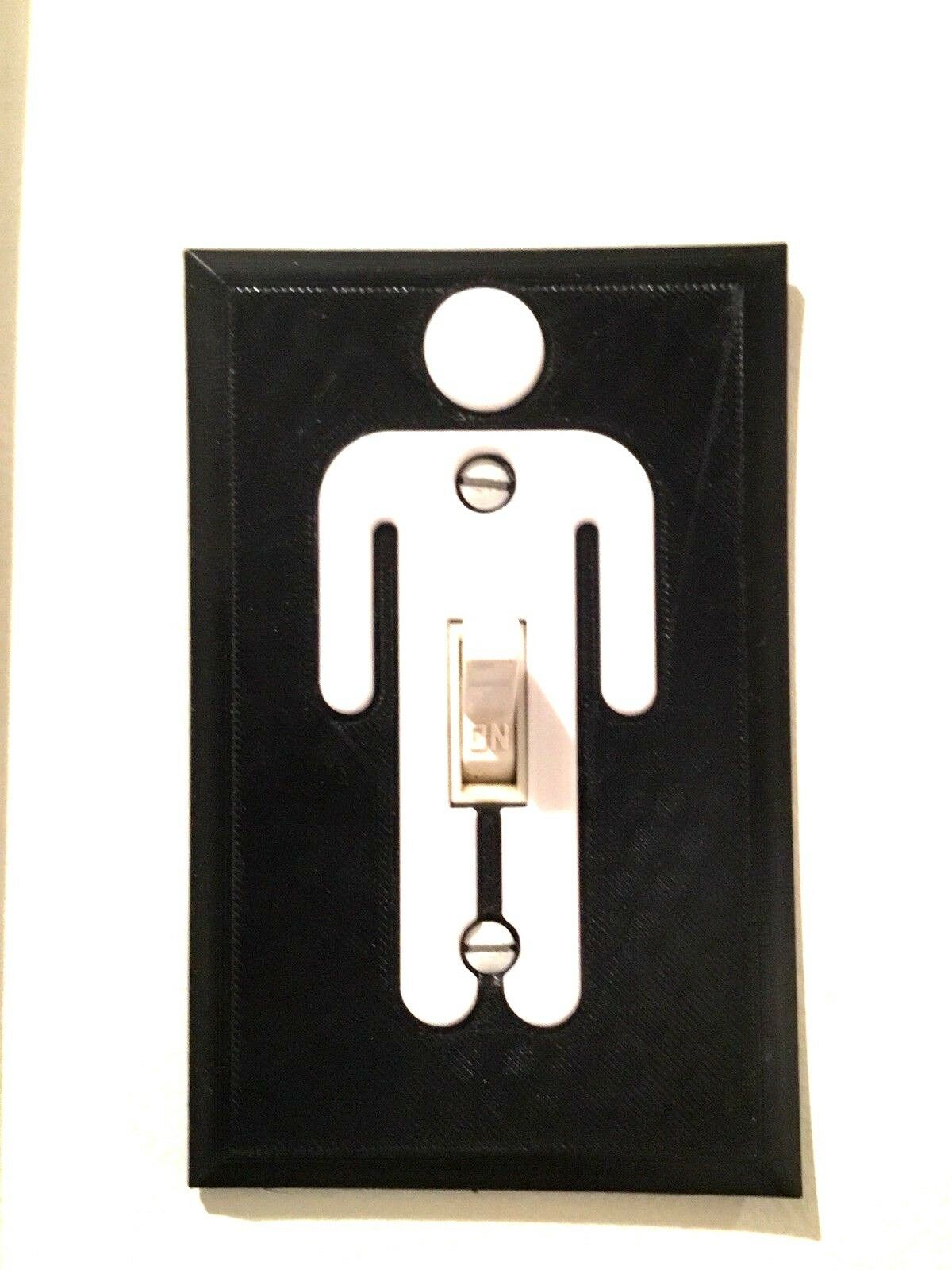 Manhood Naughty Gag Gift Light Switch Cover Plate Novelty Nude Naked Man Funny