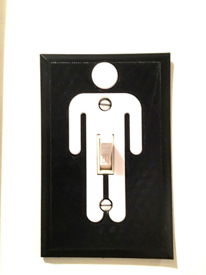 Manhood Naughty Gag Gift Light Switch Cover Plate Novelty Nude Naked Man Funny