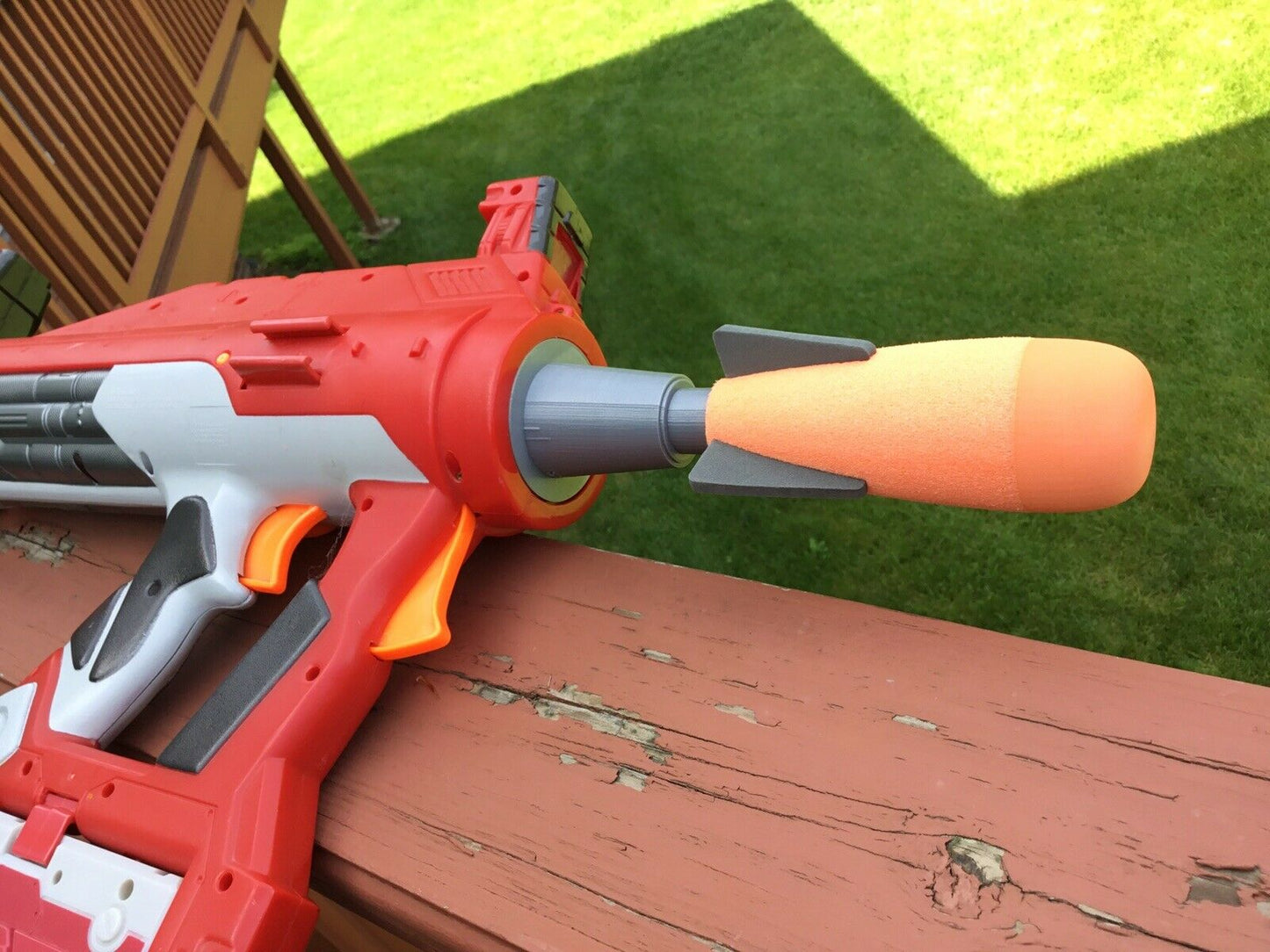 SSWI NERF Compatible N-Strike TITAN to Demolisher Missile High Powered Adapter