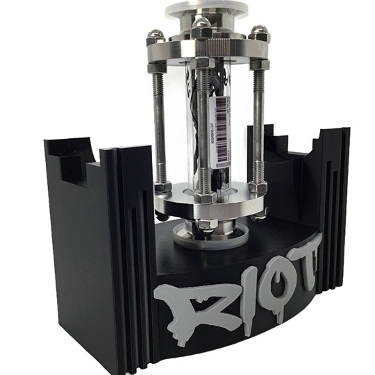 RIOT Symbiote Specimen Containment Vial w/ Custom 3D Display Stand Cosplay Prop