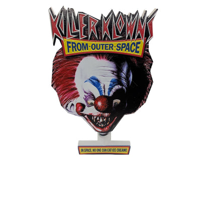 New Killer Klowns From Outer Space 9” Raised Ink Custom Display Sign