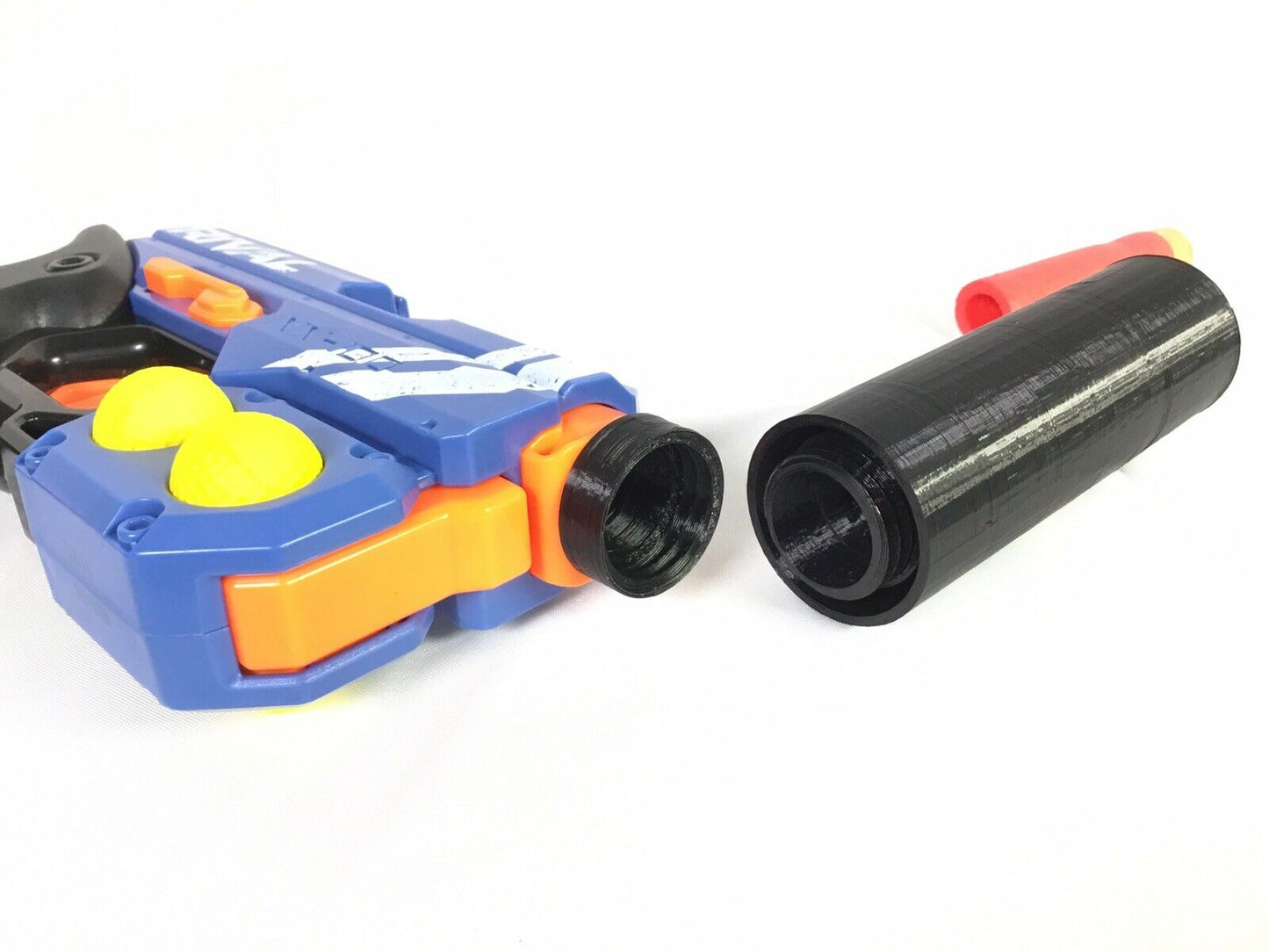 SSWI for Nerf Rival Knockout to Mega Dart Removable Barrel Tool With Silencer