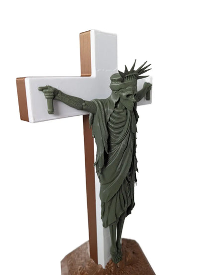 SSWI "The Fall of Freedom" Lady Liberty Display Statue 11.5" Political Art