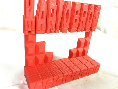 Mario Brothers Gamer Display Sign Stand POP Wobblers Collectibles Mario Bros