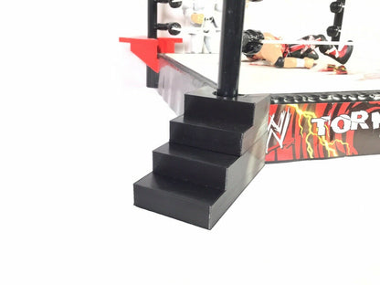SSWI WWF WWE WCW Compatible Event Wrestling Ring Steps Add-ons for figures