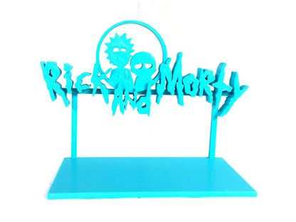 Rick and Morty (Fan Art) Display Sign POP Dorbz Wobblers Collectibles