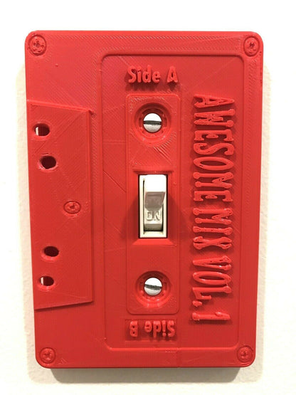 Awesome Mix Vol 1 Inspire (Fan Art) Mix Tape Light Switch - Any Color